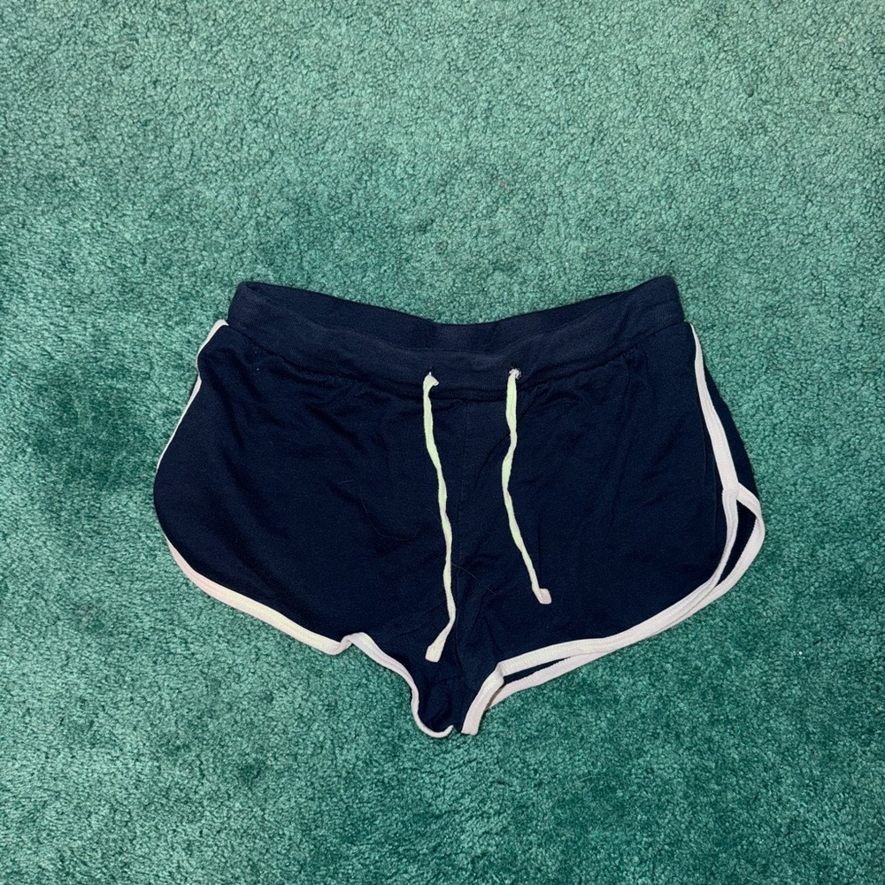 Women's Black Drawstring Shorts